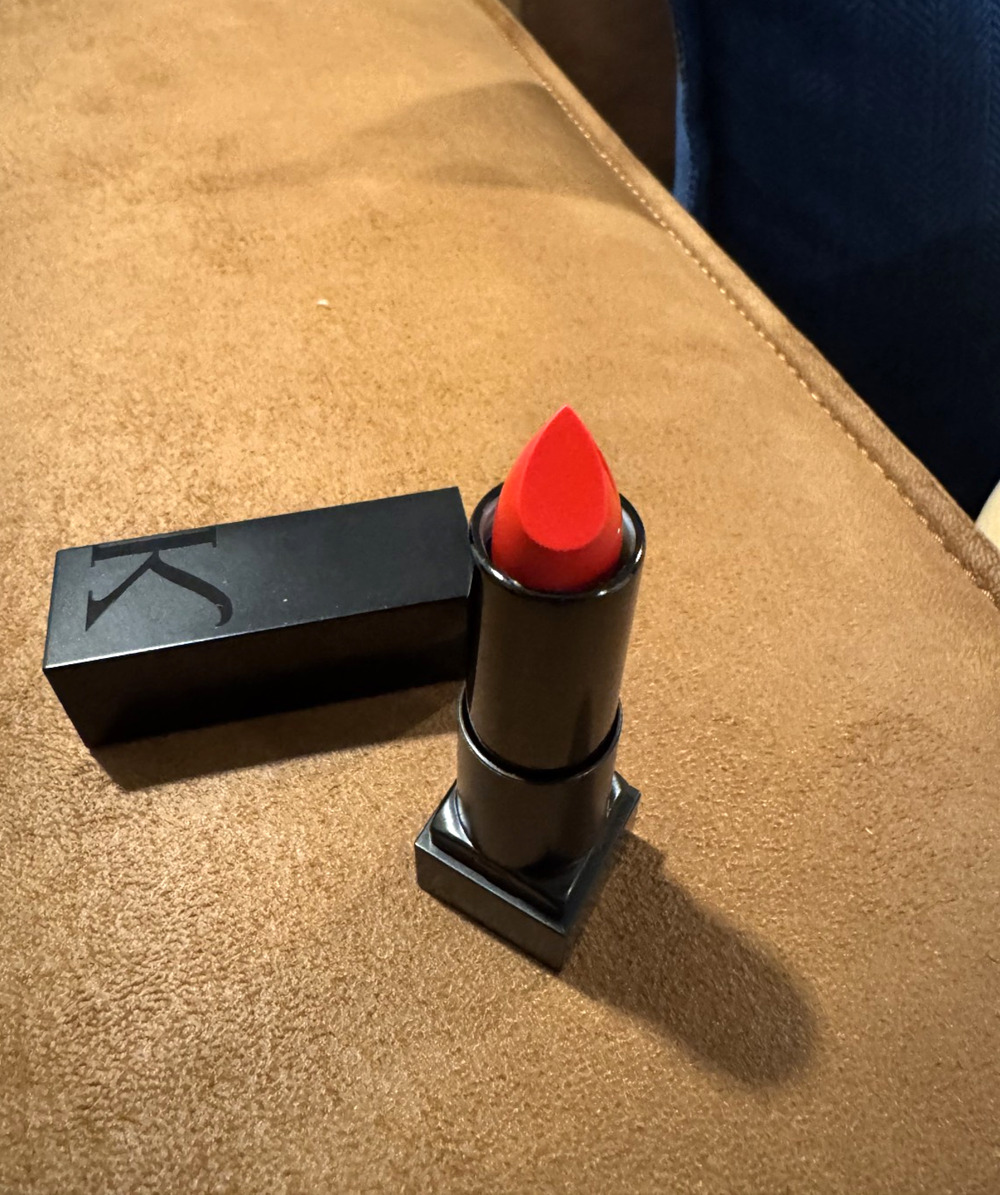 KARMELA COSMETICS Silk Matte Lipstick in High-Vibe Full Size 3.8 g Unsealed NEW